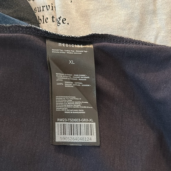 DNA theme T-Shirt, XL, Blue, Brand Medicine - Picture 5 of 5